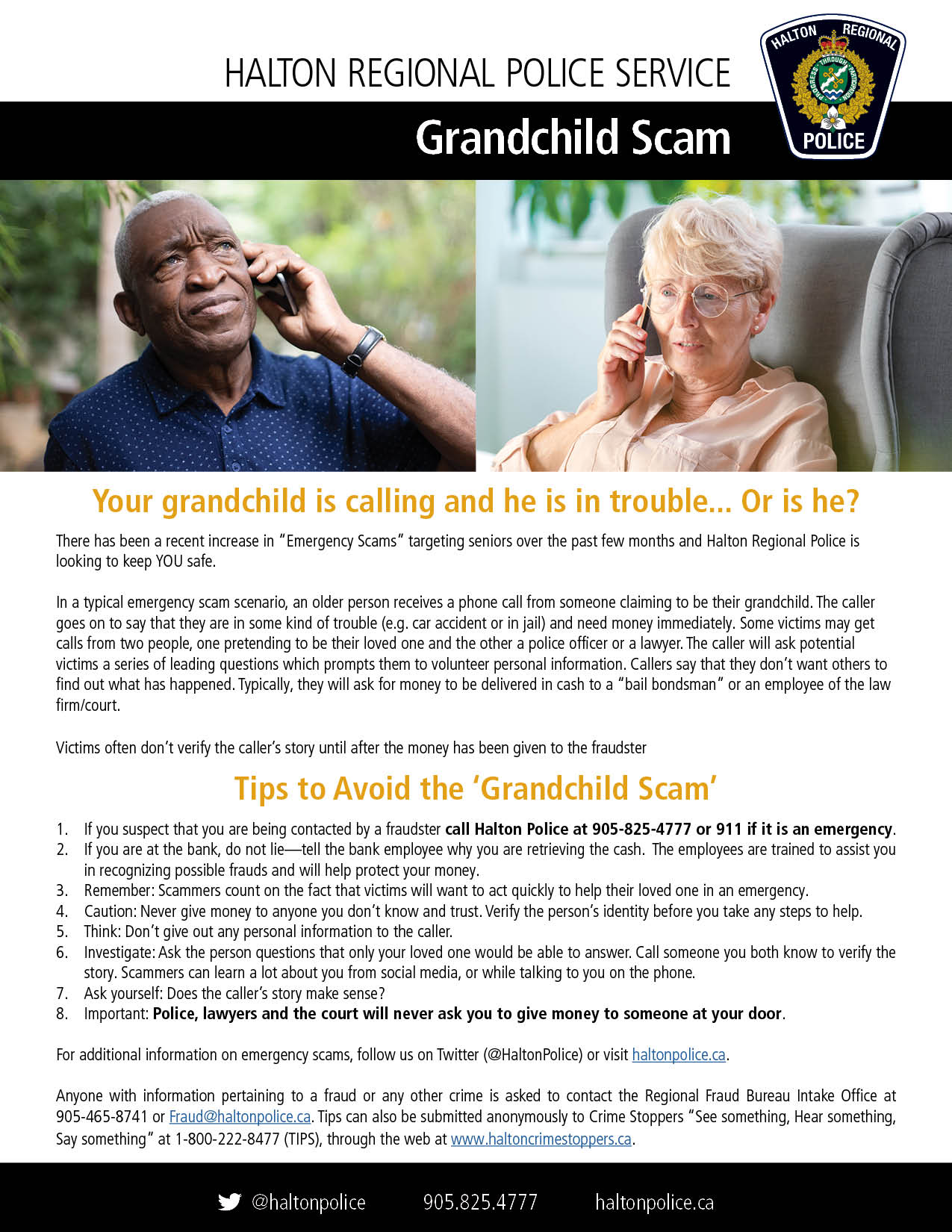 FraudsScamsNewsletterGrandsonScam2022