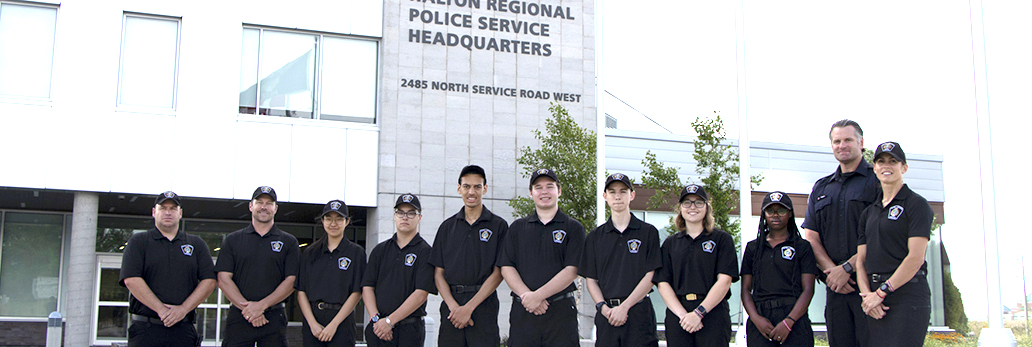HRPS Youth In Policing Initiative Members in front of Police Headquarters