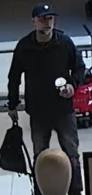 Photo of male suspect