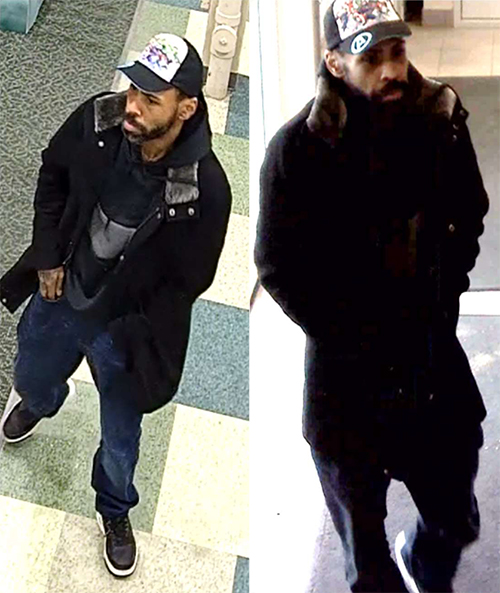 Photo of male suspect