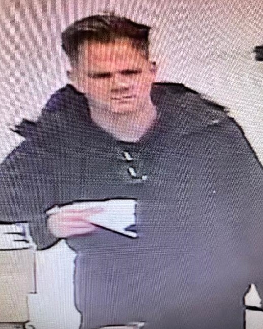 Photo of male suspect