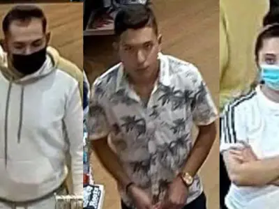 Photo of three suspects