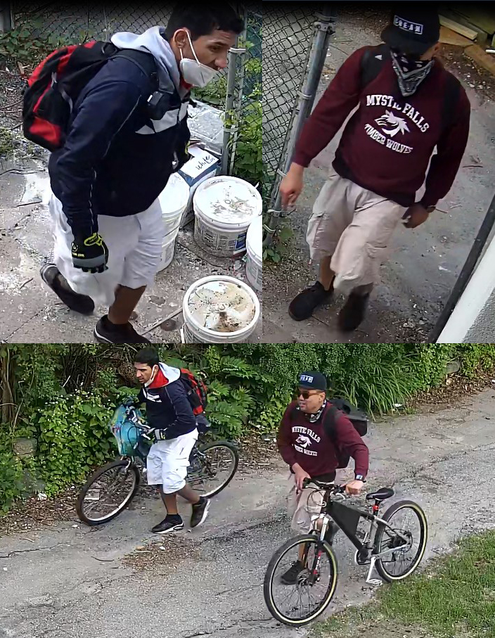 Photo of male suspects