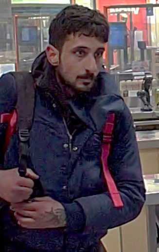 Photo of male suspect