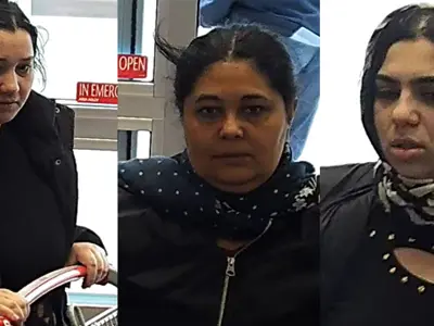 Photo of three female suspects