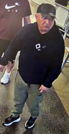 Photo of male suspect