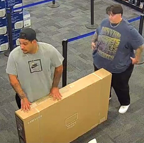 Photo of male and female suspects