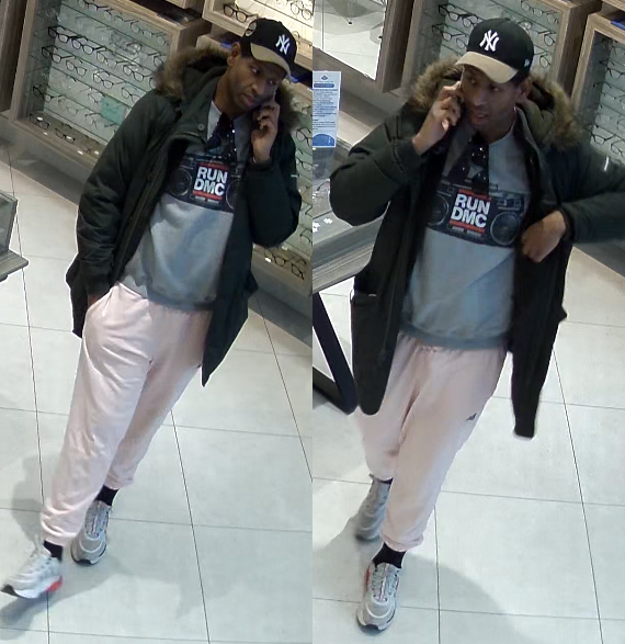 Photo of male suspect