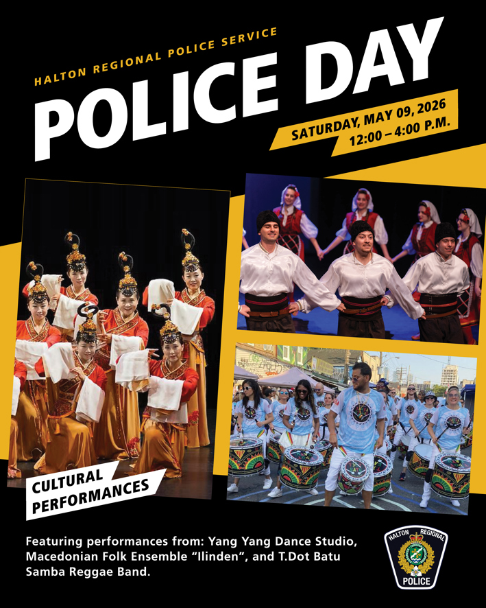 Promotional poster highlight the cultural performances happening at Police Day.