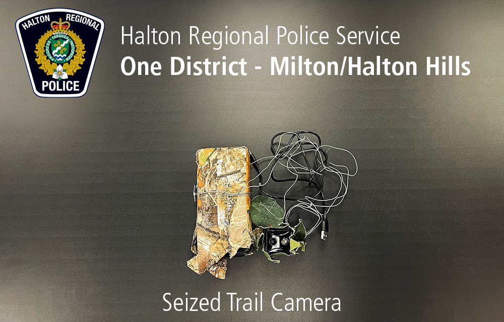 Seized Trail Camera