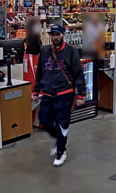 Photo of male suspect