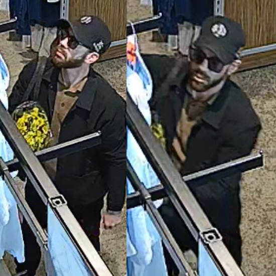 Photo of male suspect