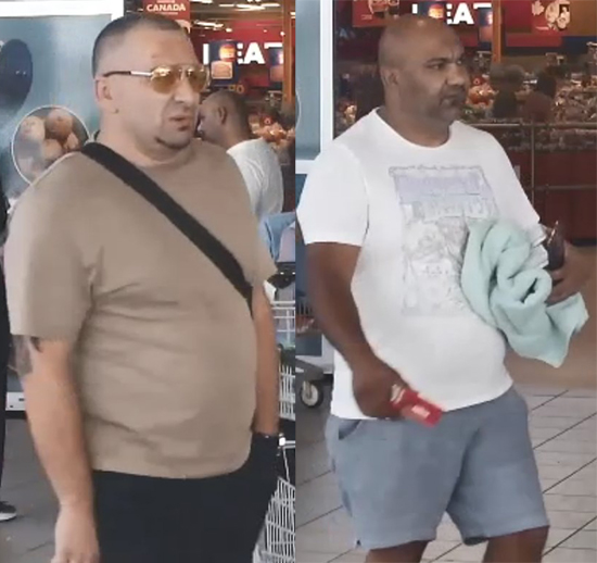 Photo of two male suspects